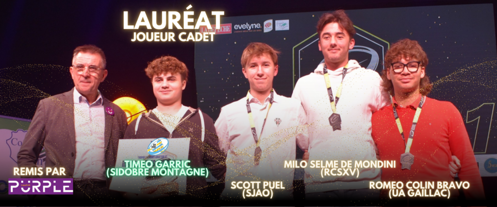 10 lauréat cadet